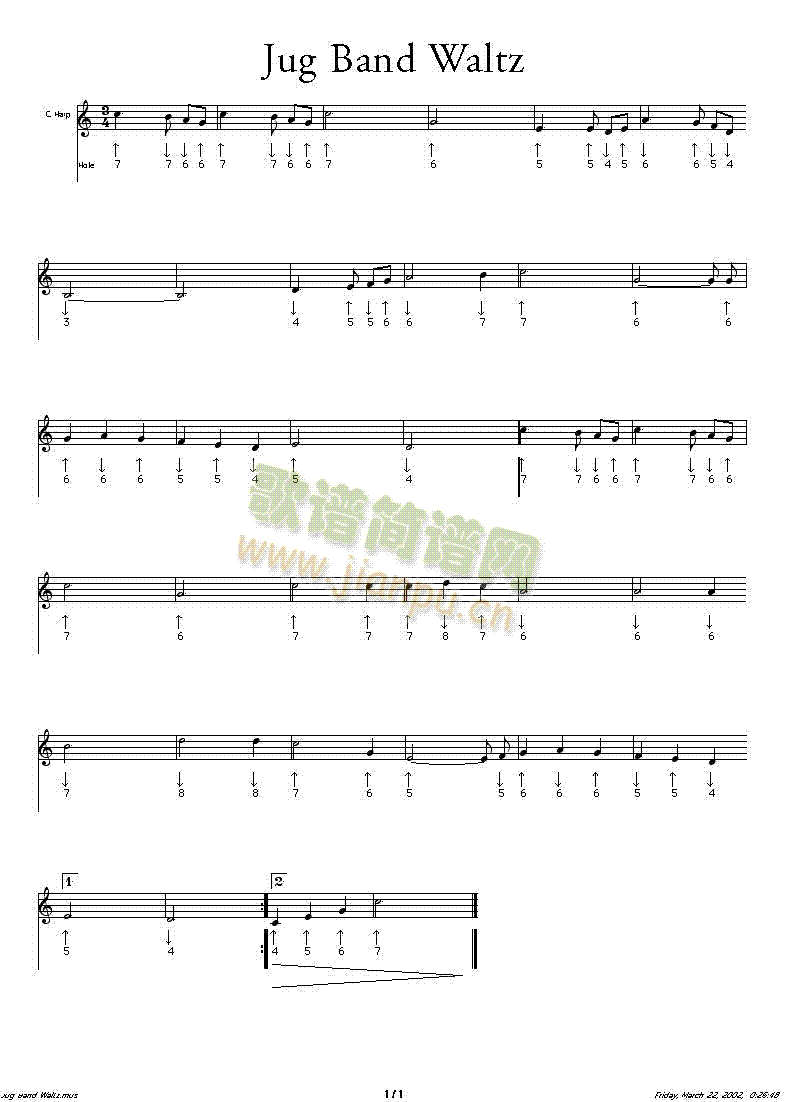 jugbandwaltz�����V(������(l�� )�V)1