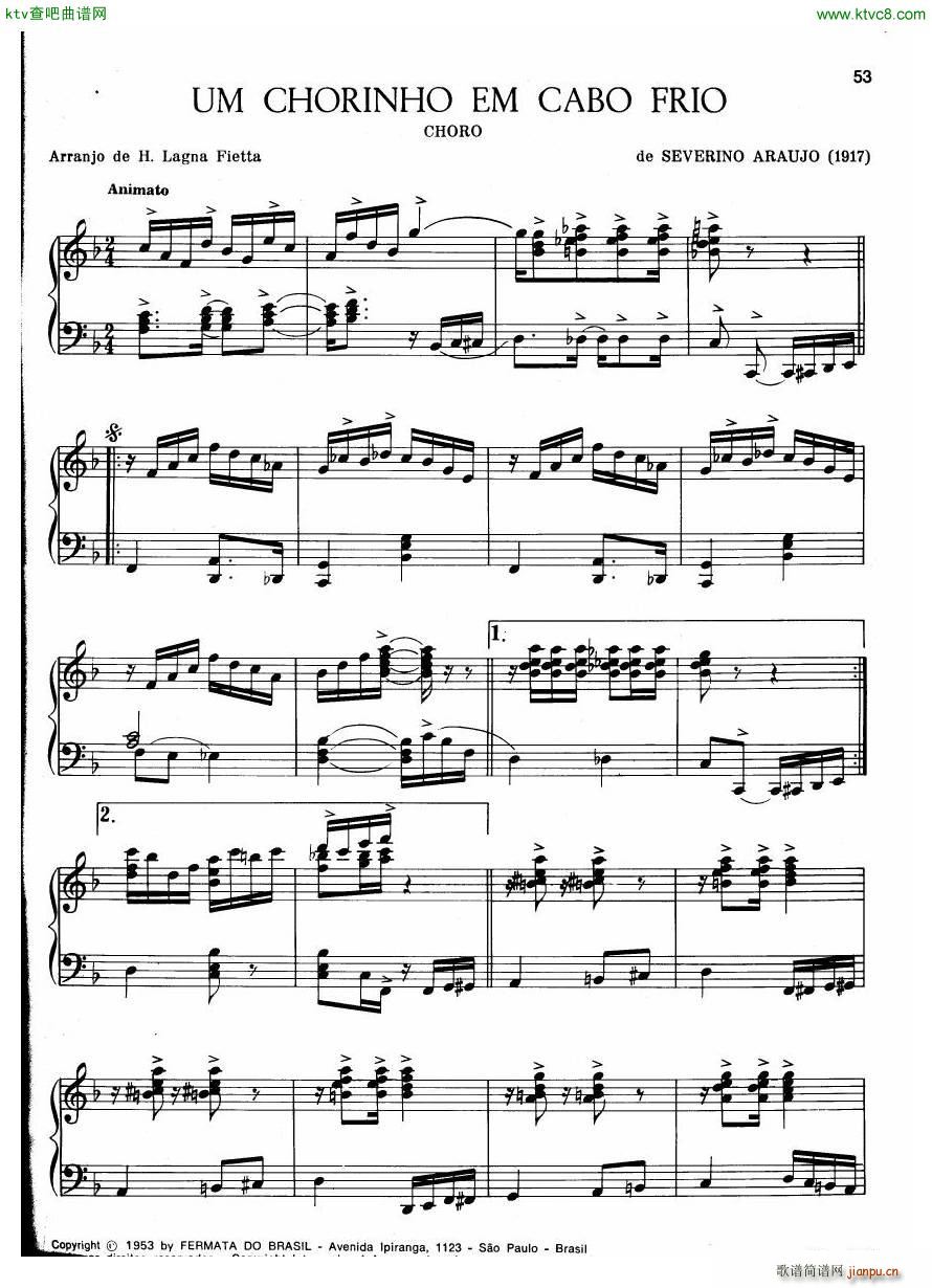 Centen��rio do Choro Vol 1 20 Choros Para Piano(����V)51