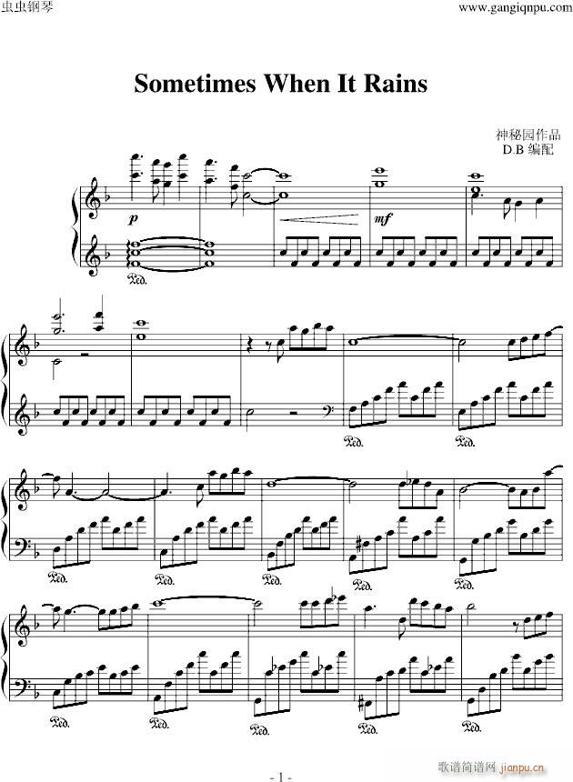 Sometimes When It Rains(����V)1