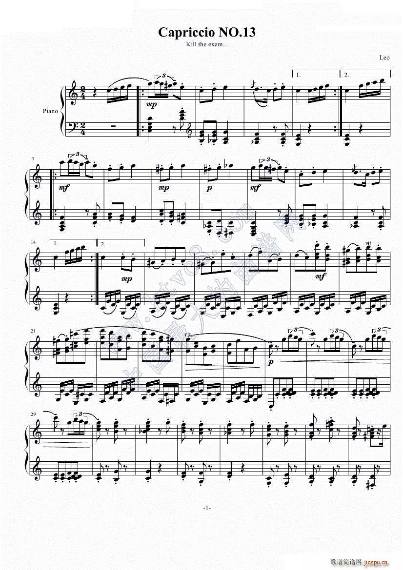 Capriccio NO 13(����V)1