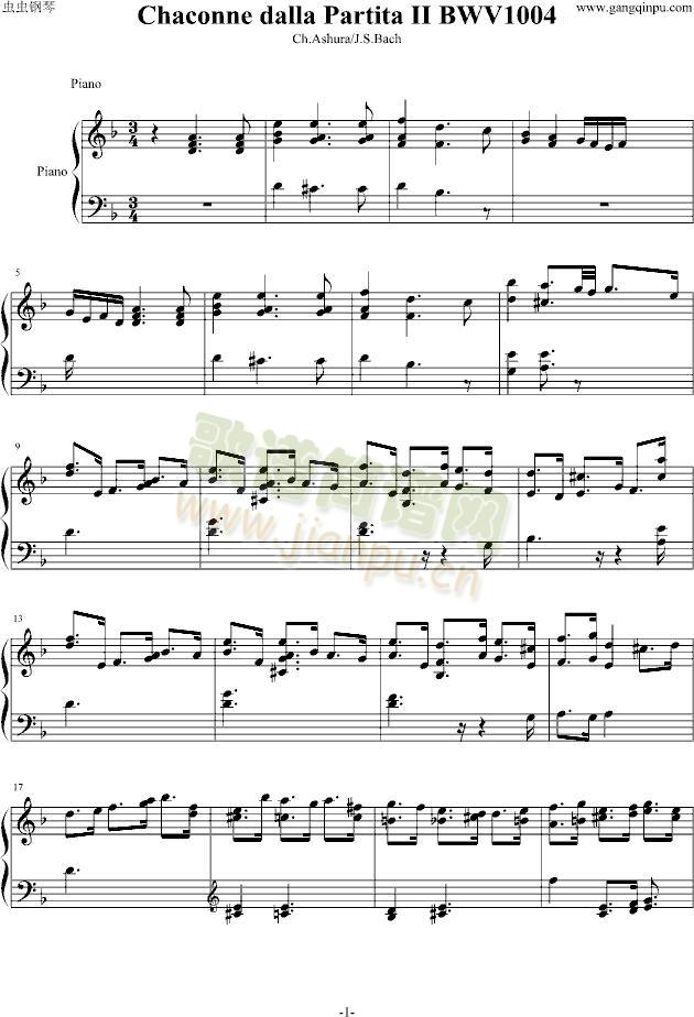 �ͺ�����BWV.1004Chaconne�ľ�(����V)1