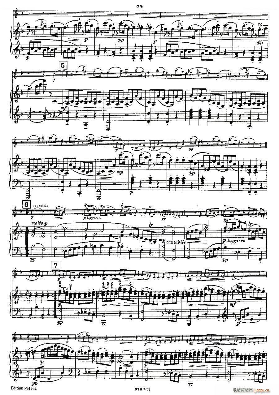 Mozart Violin Sonata No 7 KV 376 ����С�������Q��(С�����V)13