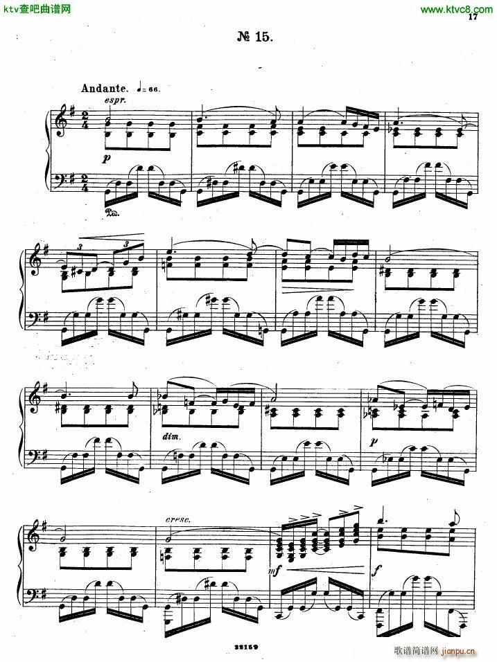 Gliere 25 Preludes op30 Book3(����V)15