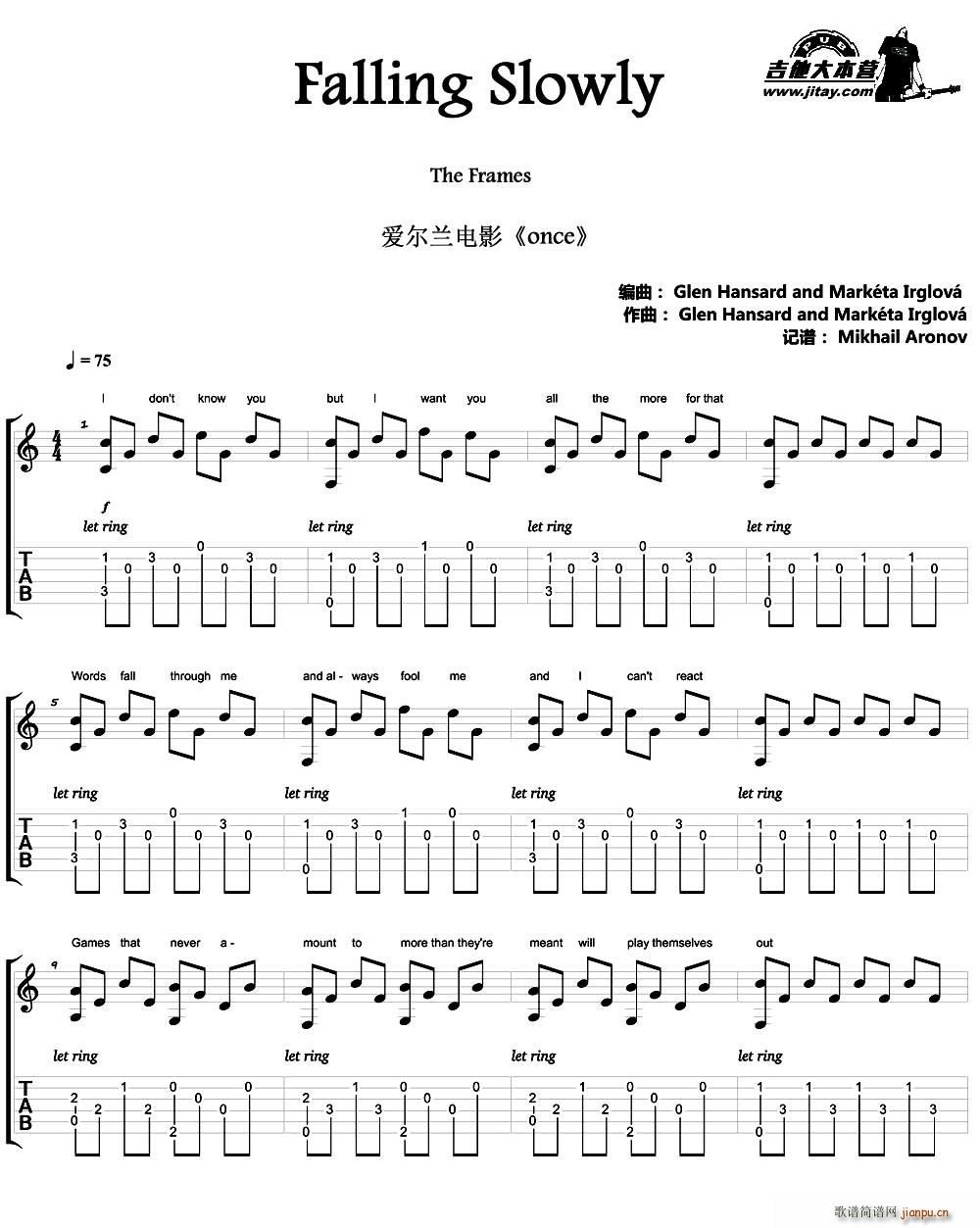 Falling Slowly ��(��i)���m����(l�� )�Ӱ once ���}��(�����V)1