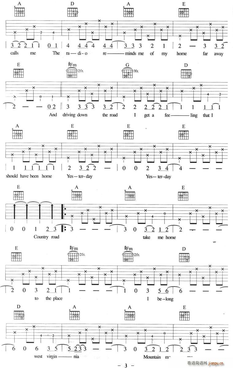 Take Me Home Country Road(ʮ�ּ�����)3