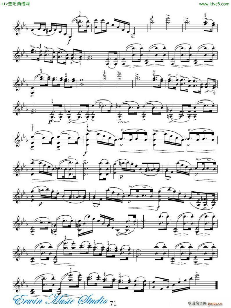 ���R�ɠ� 42�׾�����Rudolphe Kreutzer 42 Studies 29 34(ʮ�ּ�����)16