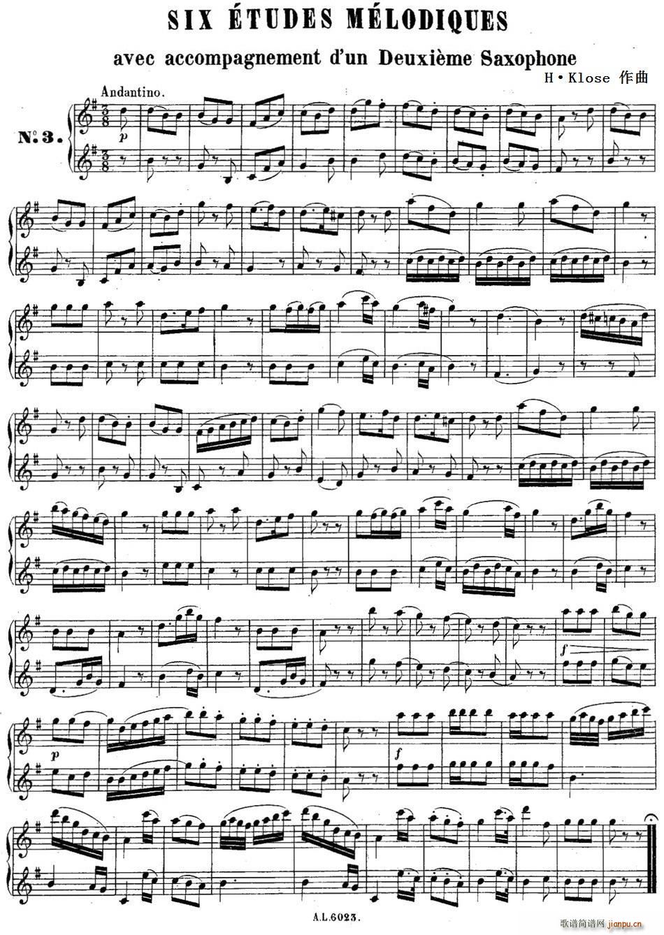 H Klose�����ྚ���� No 3(���V)1