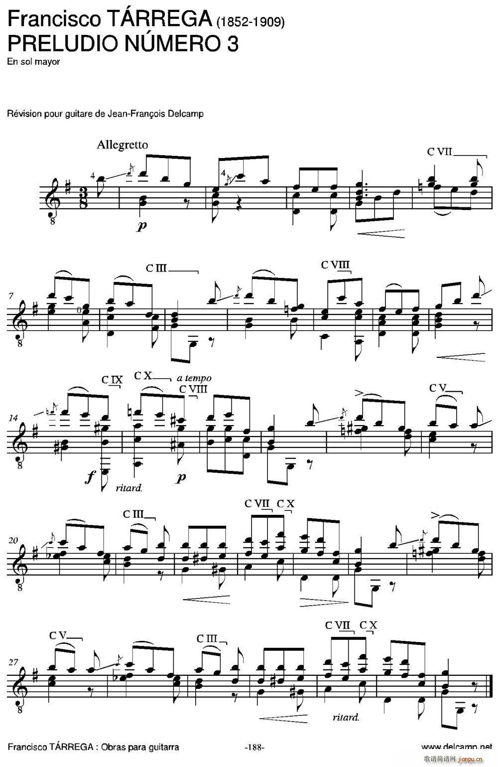 PRELUDIO NUMERO 3 En sol mayor �ŵ伪��(�����V)1