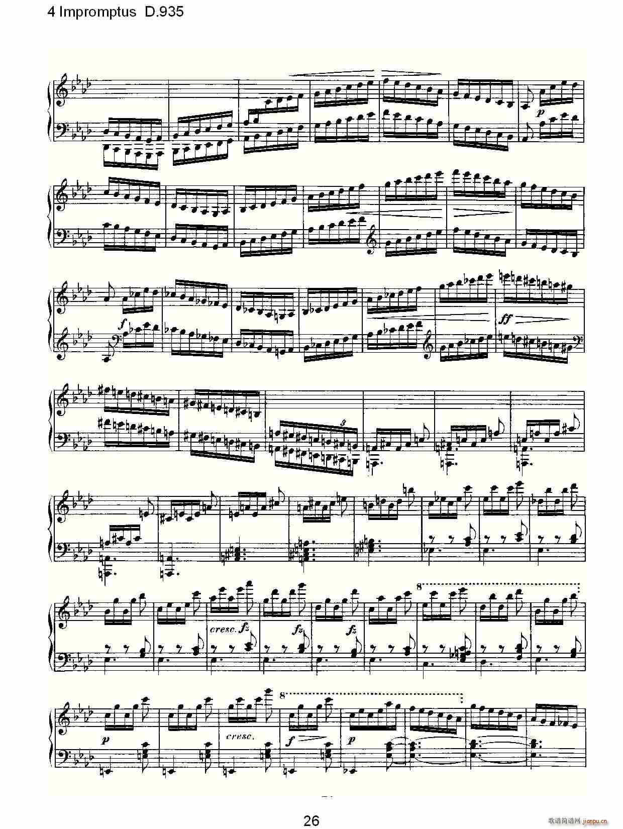 4 Impromptus D.935(ʮ�ּ�����)26