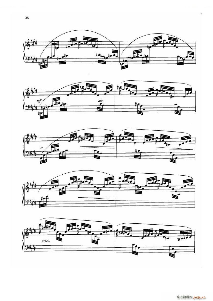 Dohnanyi Etude Op 28 5 5(ʮ�ּ�����)3