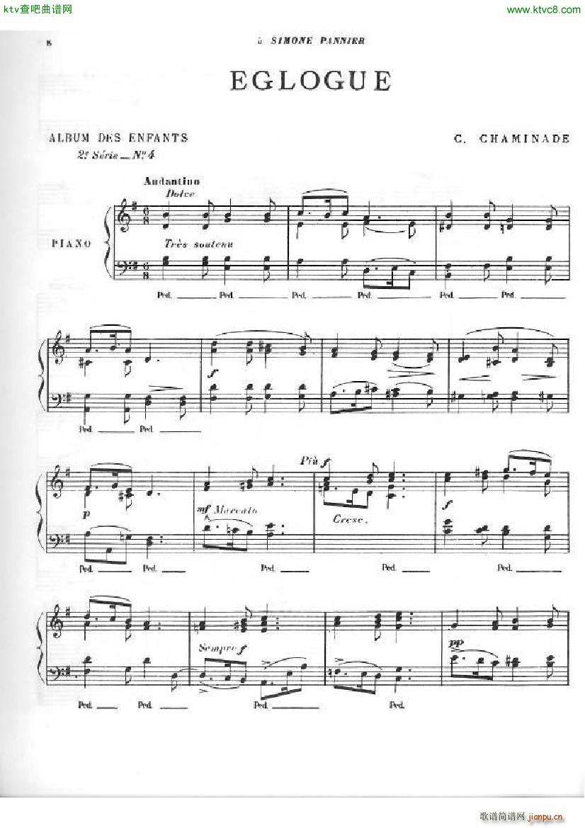 Chaminade Album des enfants 2e s��rie op 126(����V)7