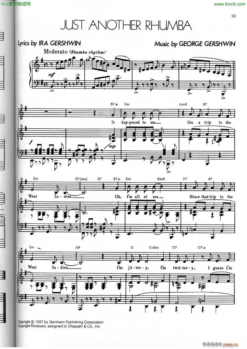 Gershwin Just Another Rhumba page 1(����V)1
