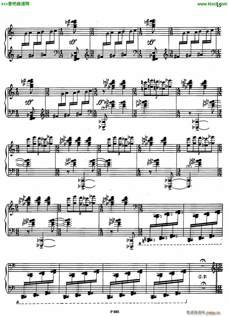 Fiser piano sonata no 4(����V)13