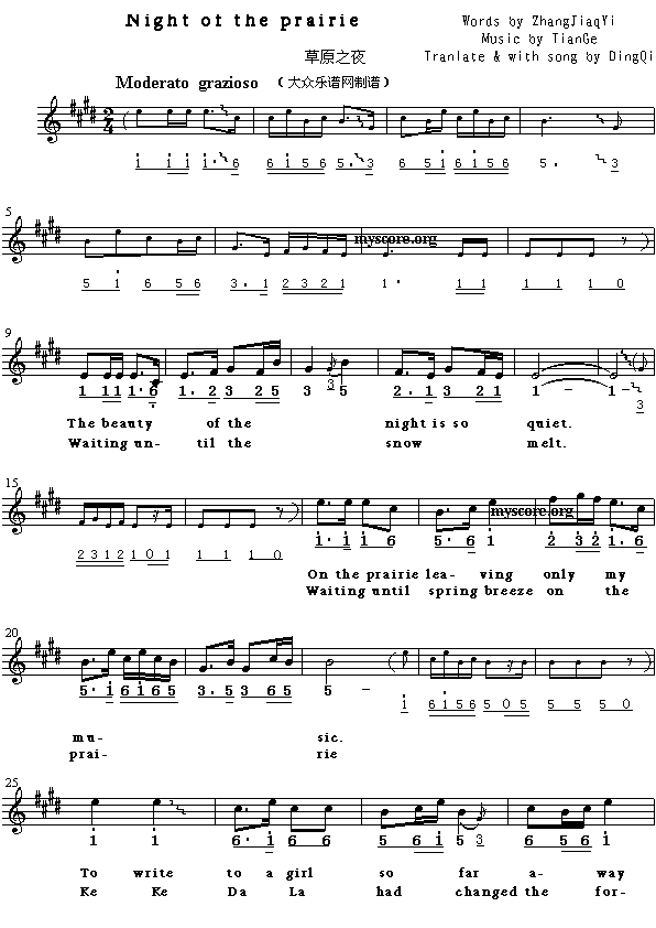 Ӣ�g���ĸ�����Njghtoftheprairie(����)1