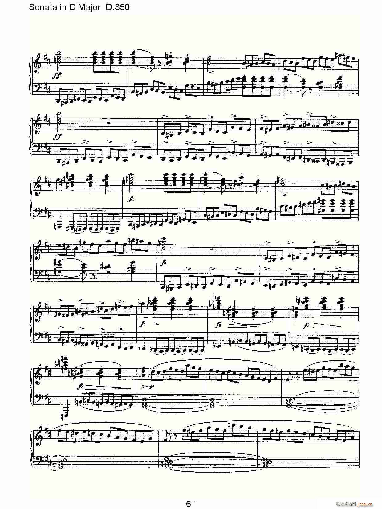 Sonata in D Major D.850(ʮ�ּ�����)6