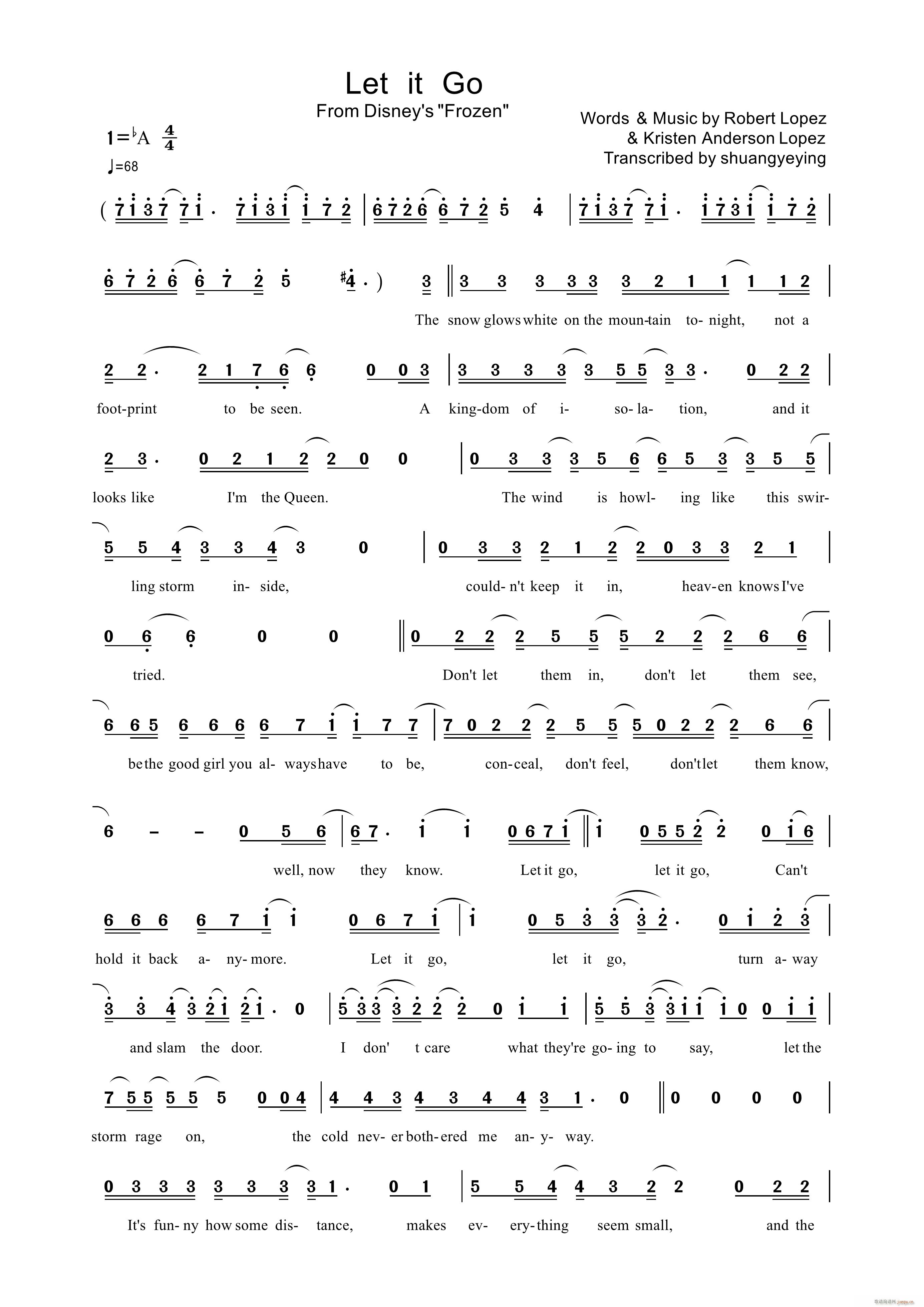 Let it go �S���� ��ѩ�澉���}��(ʮ�ּ�����)1