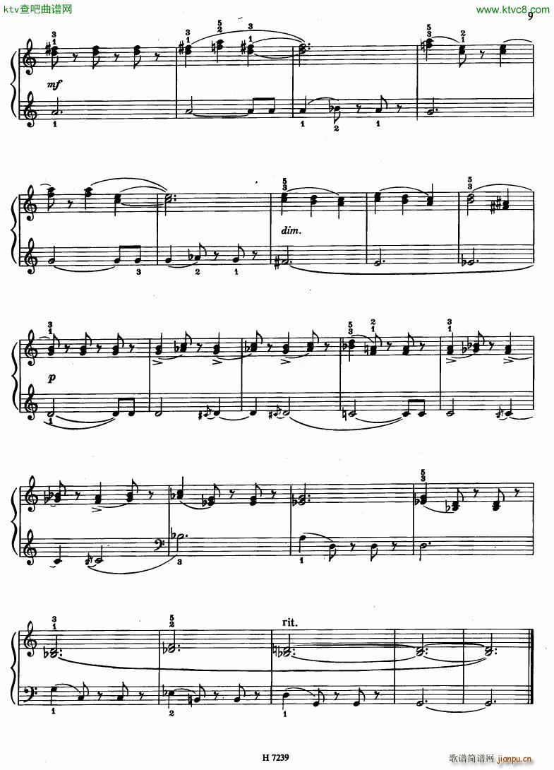 Hurnik piano etudes(����V)6