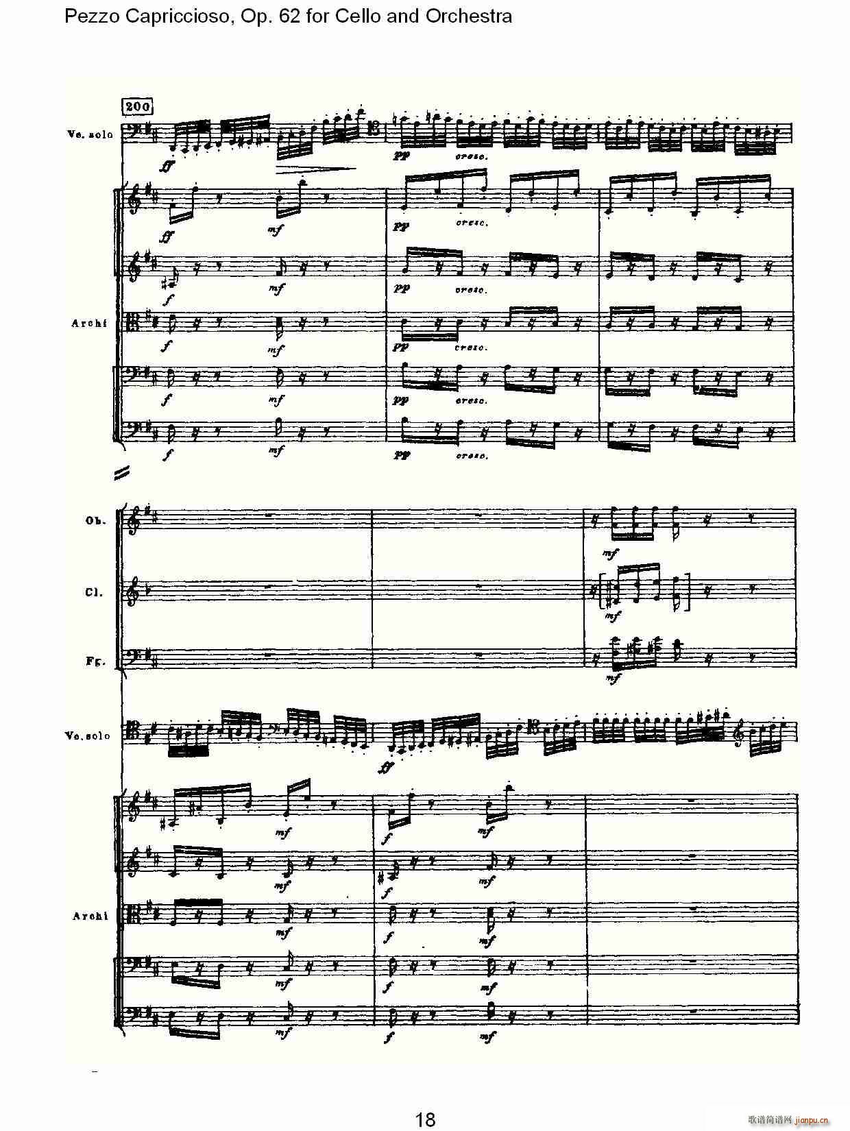 Pezzo Capriccioso, Op.62(�������V)18