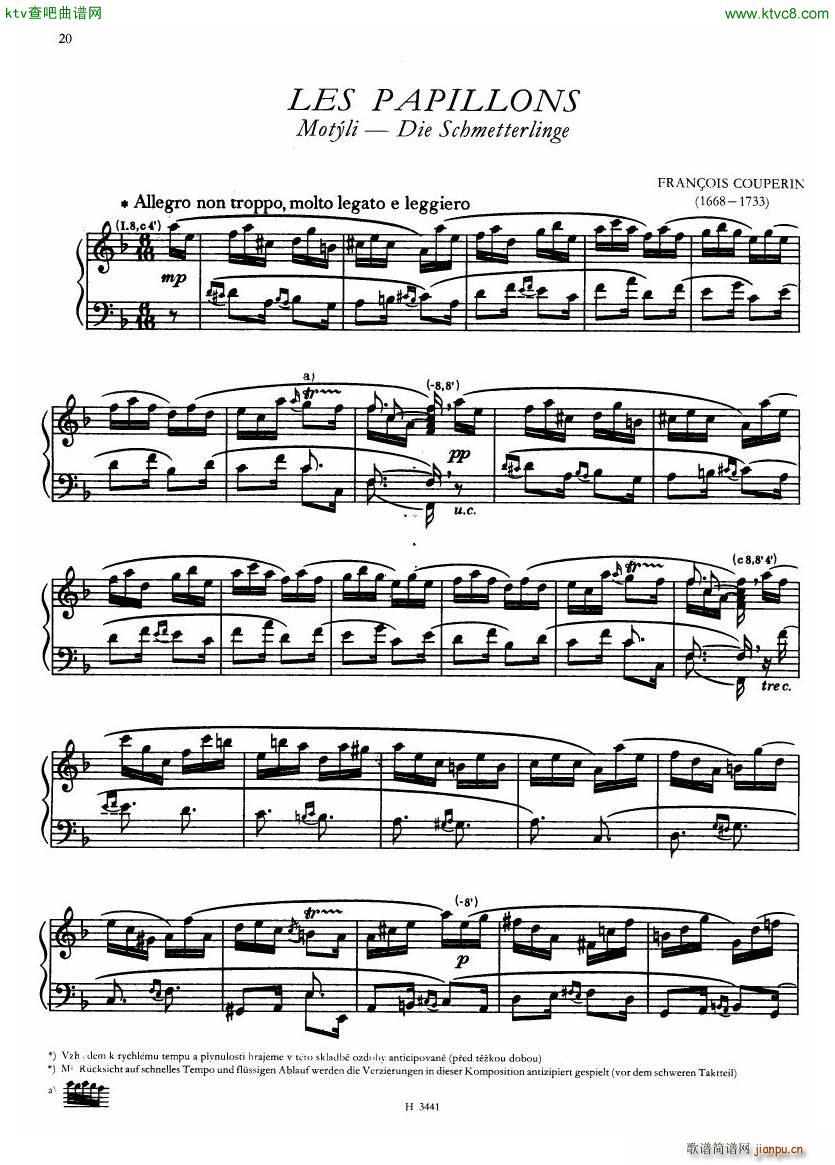 Baroque compositions for cembalo ed Ruzickova(����V)20