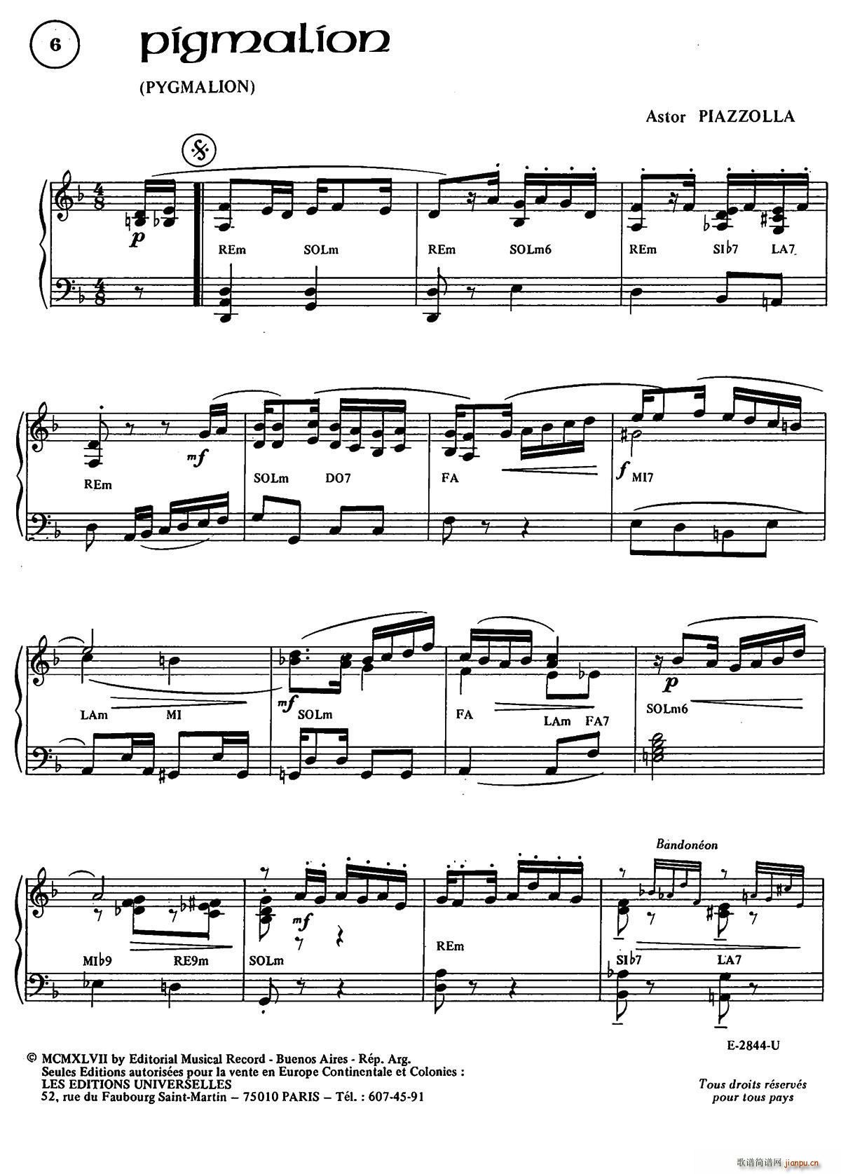 Piazzolla�ϼ� 6 Pigmalion(���L(f��ng)���V)1