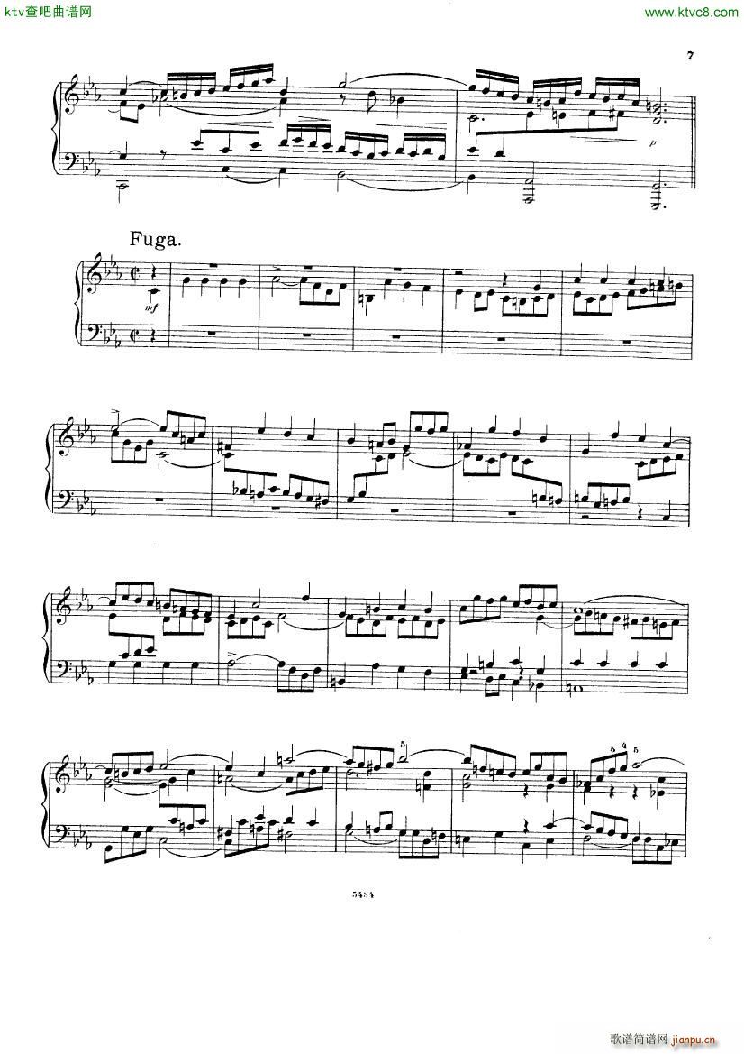 Bach D Albert Prelude and fugue in c minor(����V)6