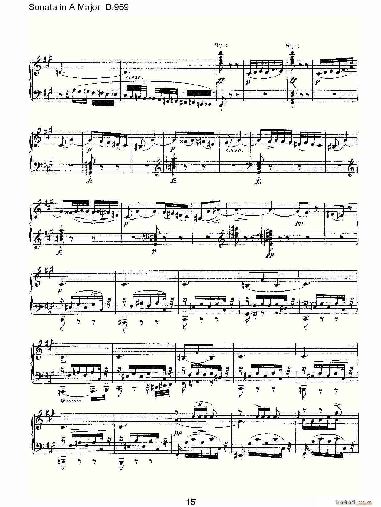Sonata in A Major D.959(ʮ�ּ�����)15