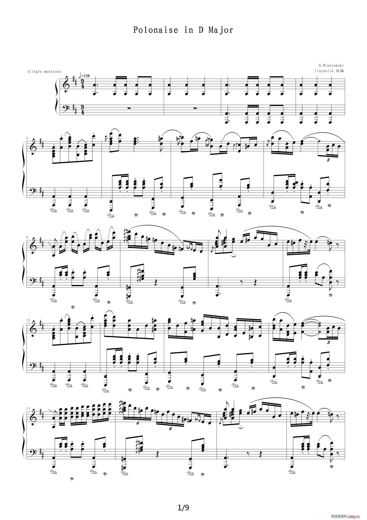 Polonaise in D Major D�{(����V)1