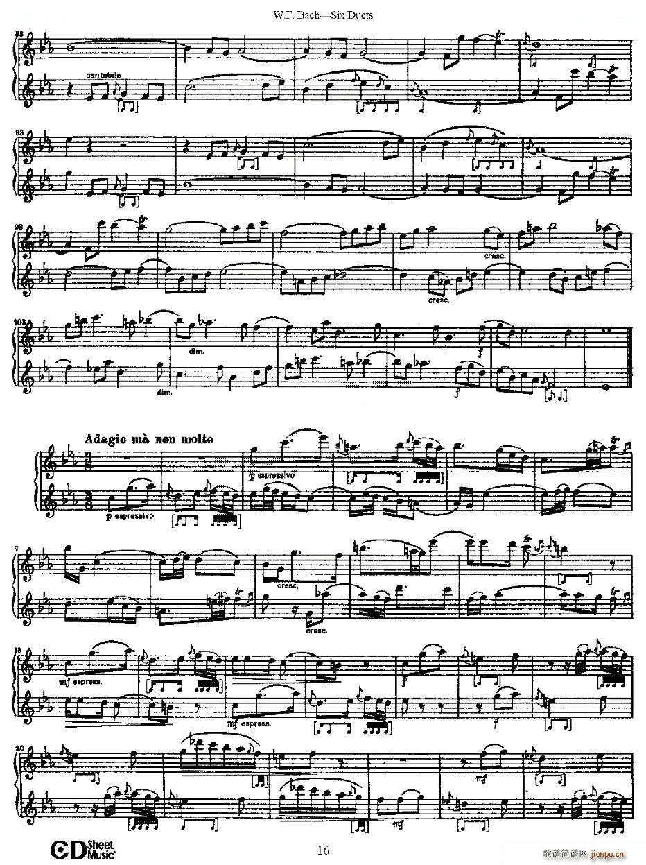 Six Duets ֮�� ���׶����ྚ���� �~��(���V)3