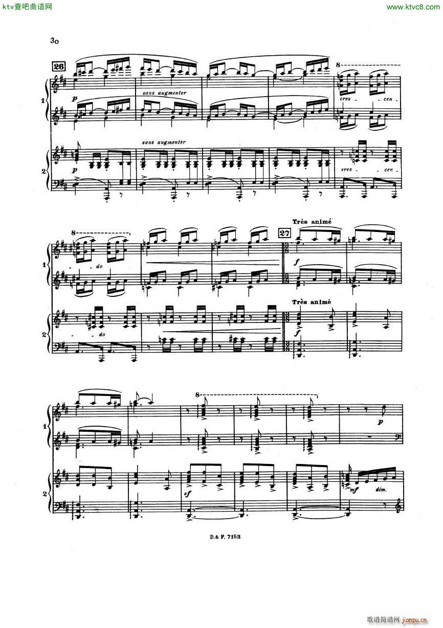 busser debussy Petite Suite 2P(����V)30