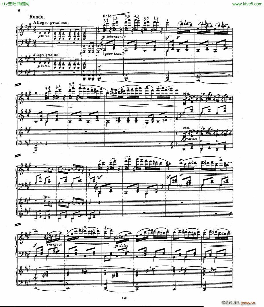 Hummel op 56 Rondo brillant pno orch(����V)5