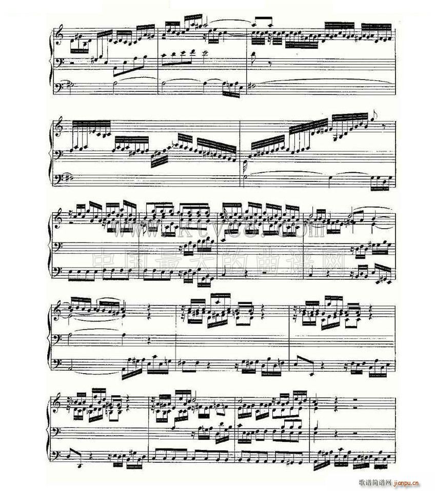 Prelude and Fugue in A Minor BWV 543 ���L(f��ng)���V(ʮ�ּ�����)3