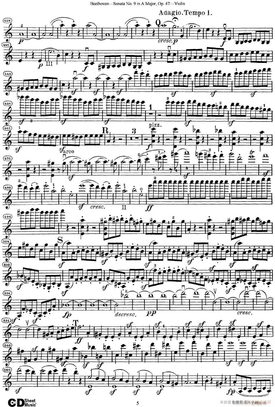 Violin Sonata No 9 in A Major Op 47(С�����V)5