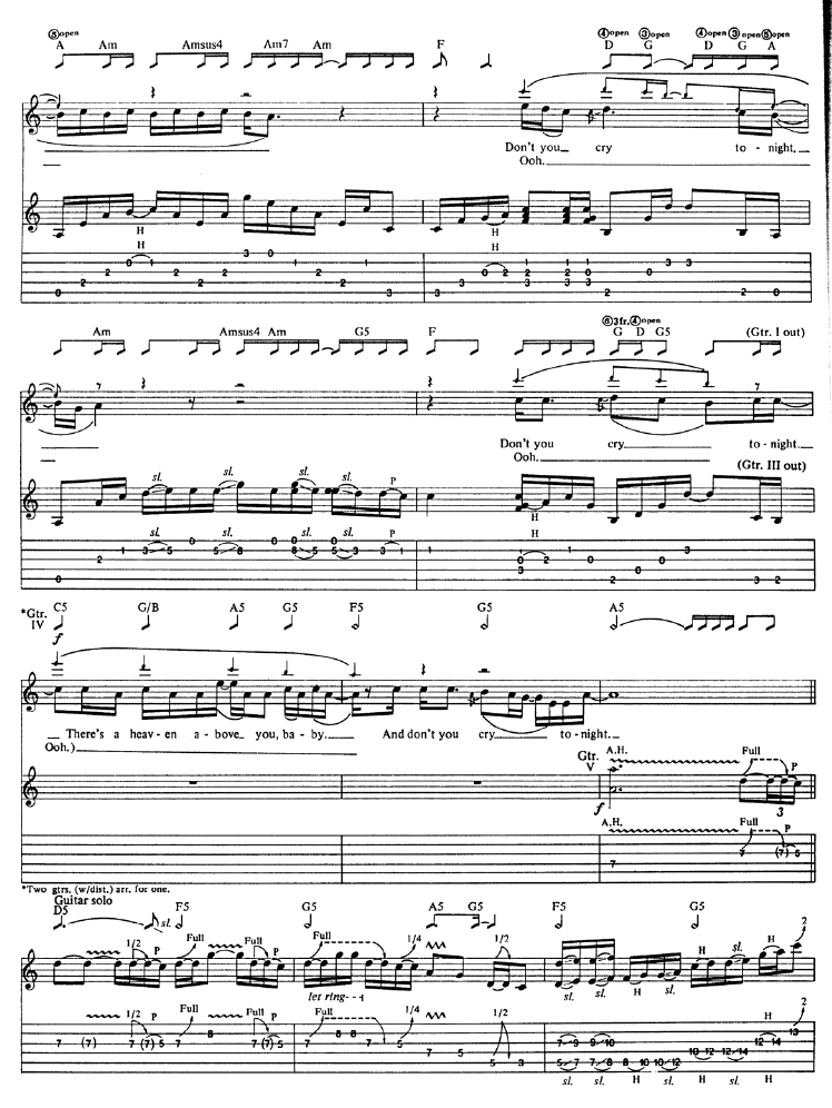 Don"t Cry(�����V)5