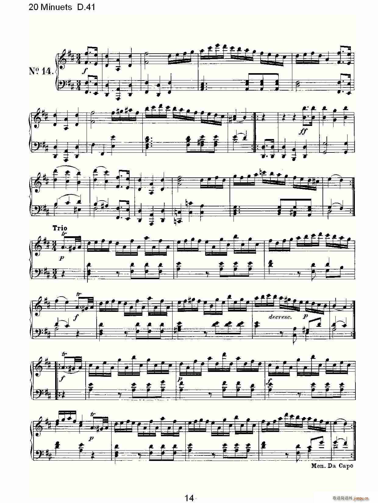 20 Minuets D.41(ʮ�ּ�����)14