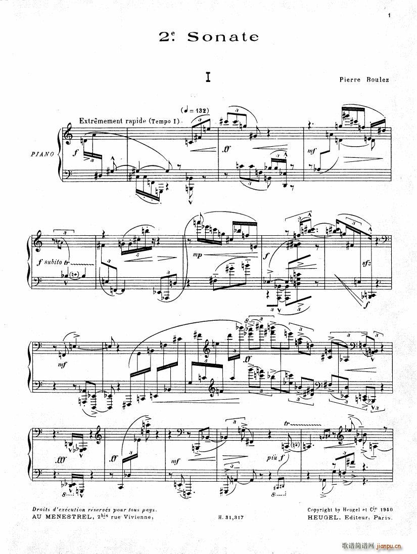 Pierre Boulez Sonata No 2 1 24(����V)1