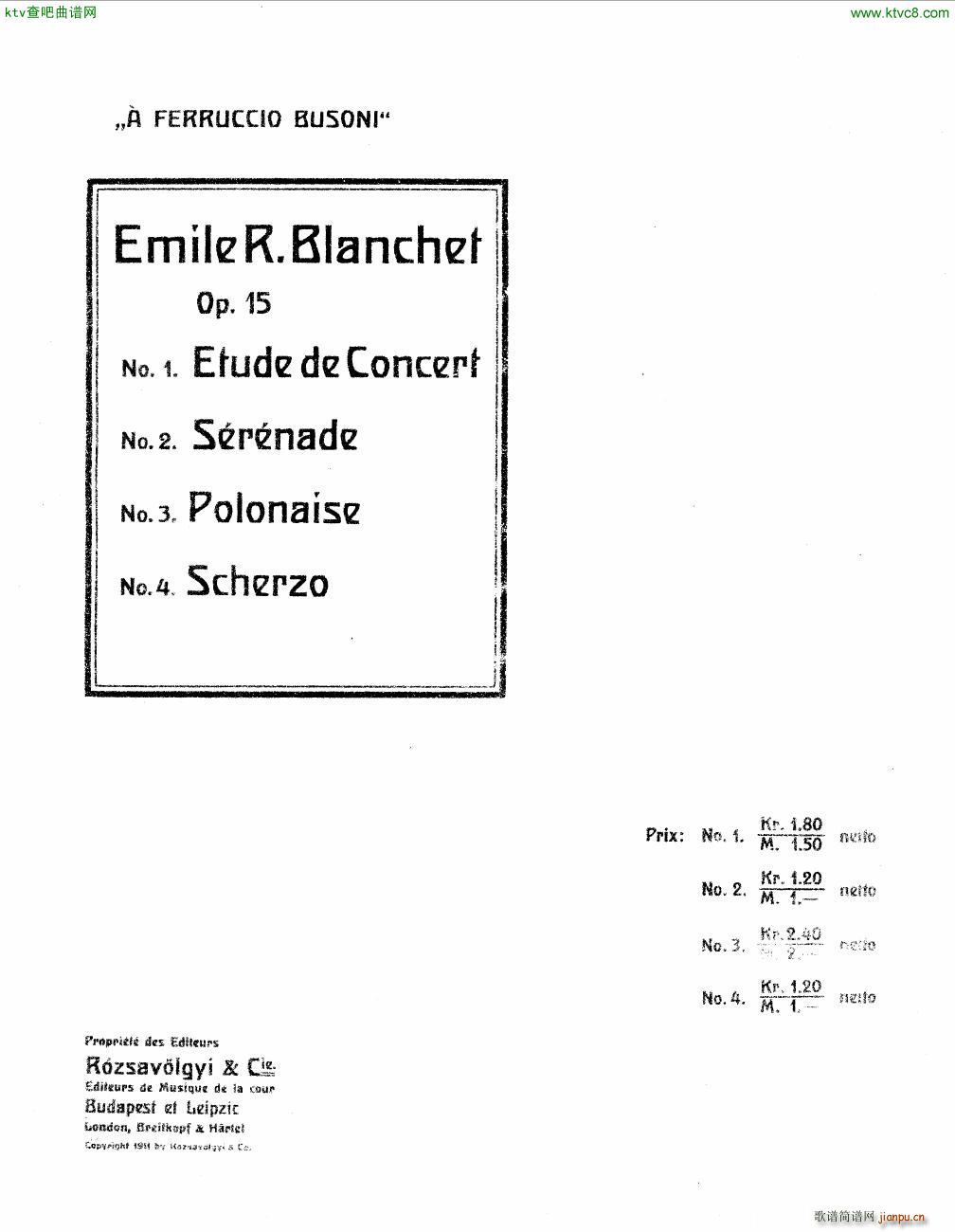 Blanchet Op 15 no 4 Scherzo(����V)3