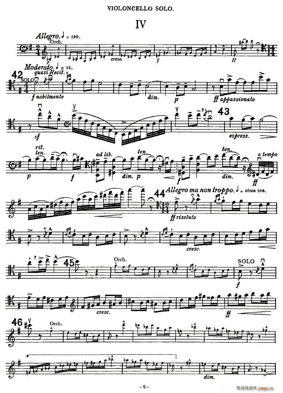 Edward Elgar Concerto e Minor Op85 For Cello(ʮ�ּ�����)9