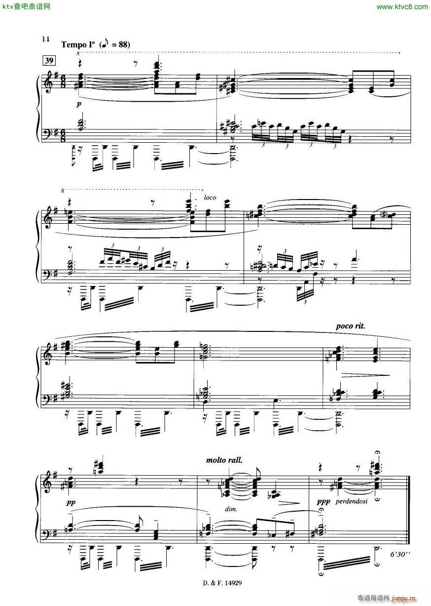 Durufl�� Op 6 Trois Danses(����V)13