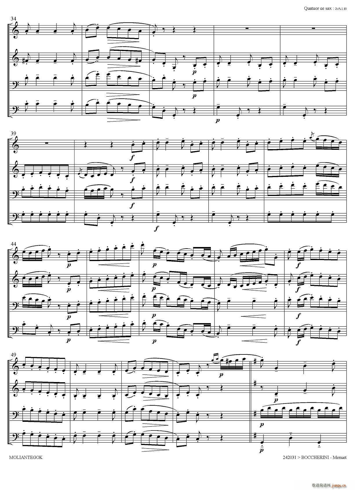 Quintette Op 11 No 5 ������(���V)3