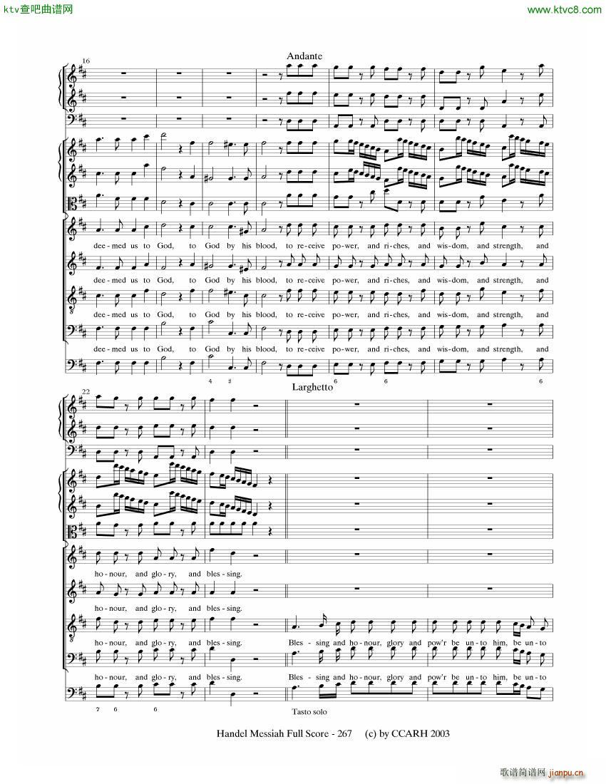 G F Handel Messiah Open Score ��(����V)26