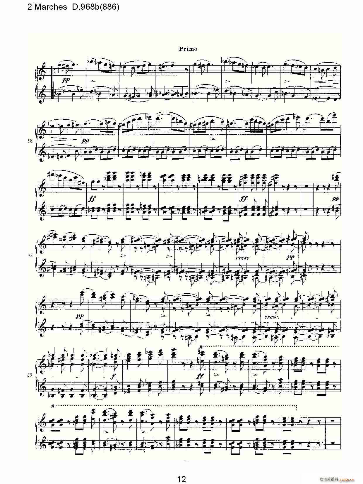 2 Marches D.968b(ʮ�ּ�����)12