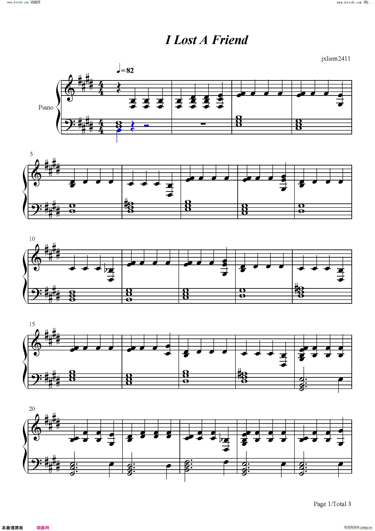 I Lost A Friend �����V(����V)1