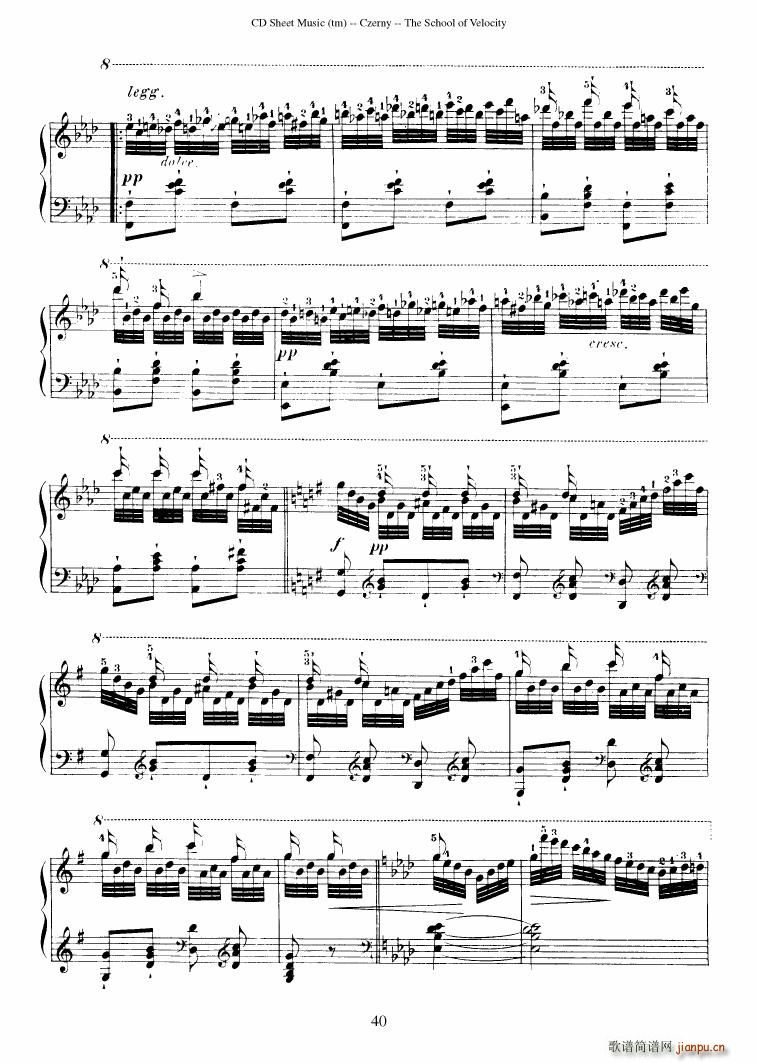 Czerny op 299 Schule der Gel ufigkeit 2(����V)40