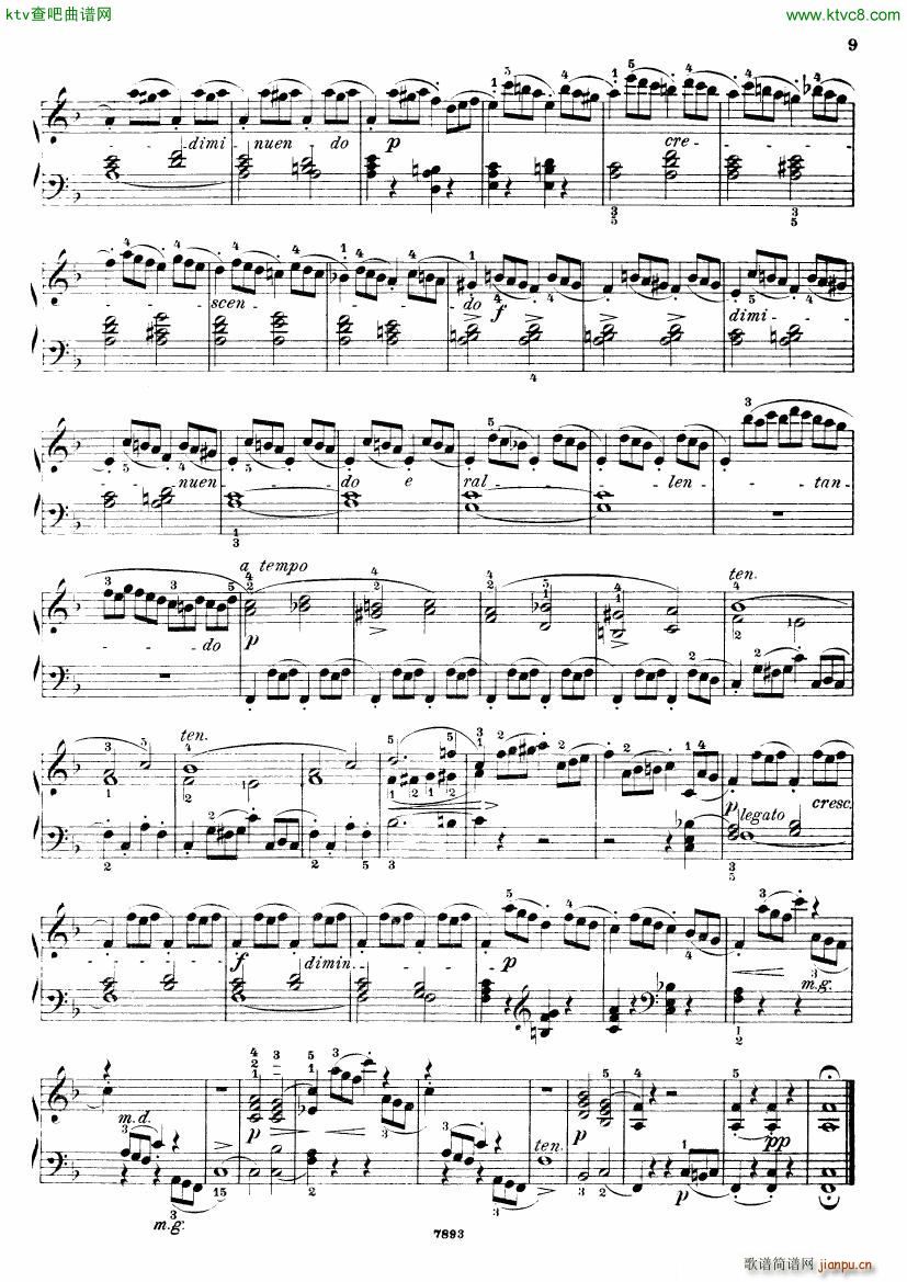 Henri Bertini 1798 1876 25 Easy Etudes Op 100(����V)10