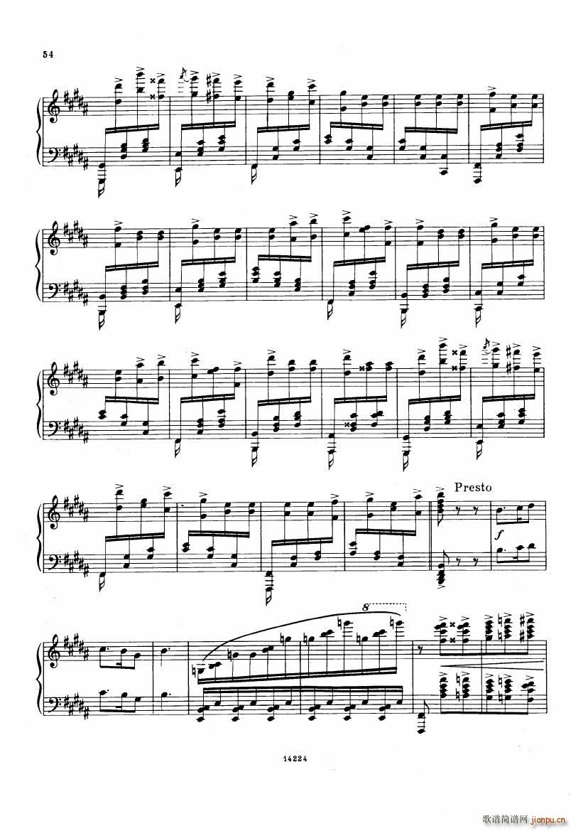 Balakirev Scherzo No 1 Scherzo No 1(ʮ�ּ�����)17