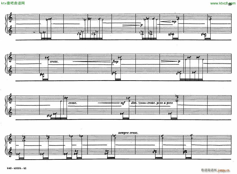 Bolcom 12 etudes for piano(����V)29