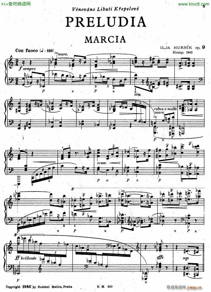 Hurnik preludes op 9(����V)1