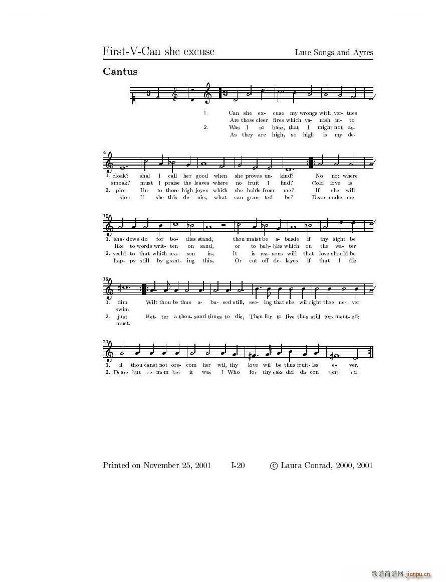 Dowland Lute Music һ Lute Music һ(ʮ�ּ�����)26