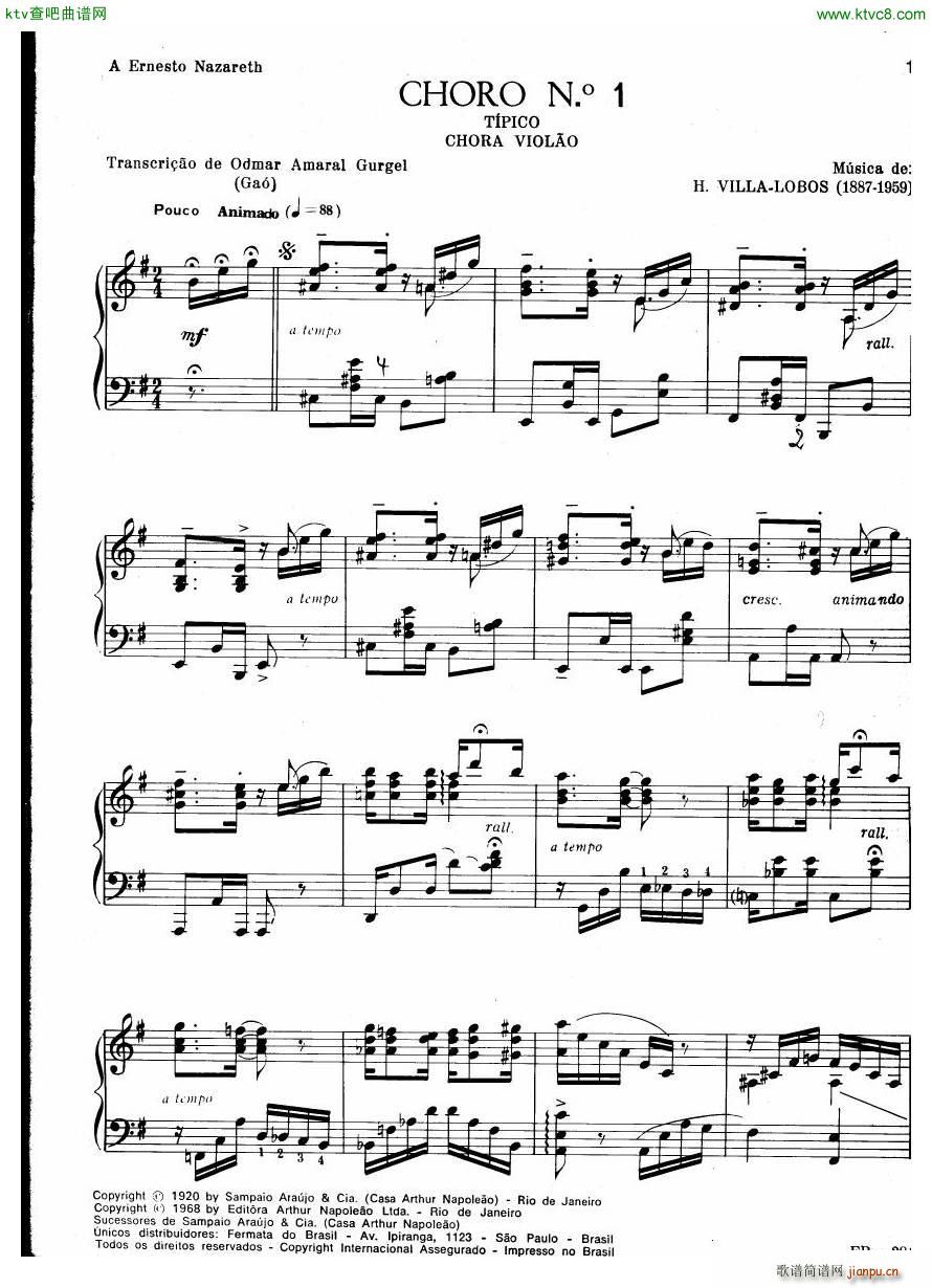Centen��rio do Choro Vol 1 20 Choros Para Piano(����V)11