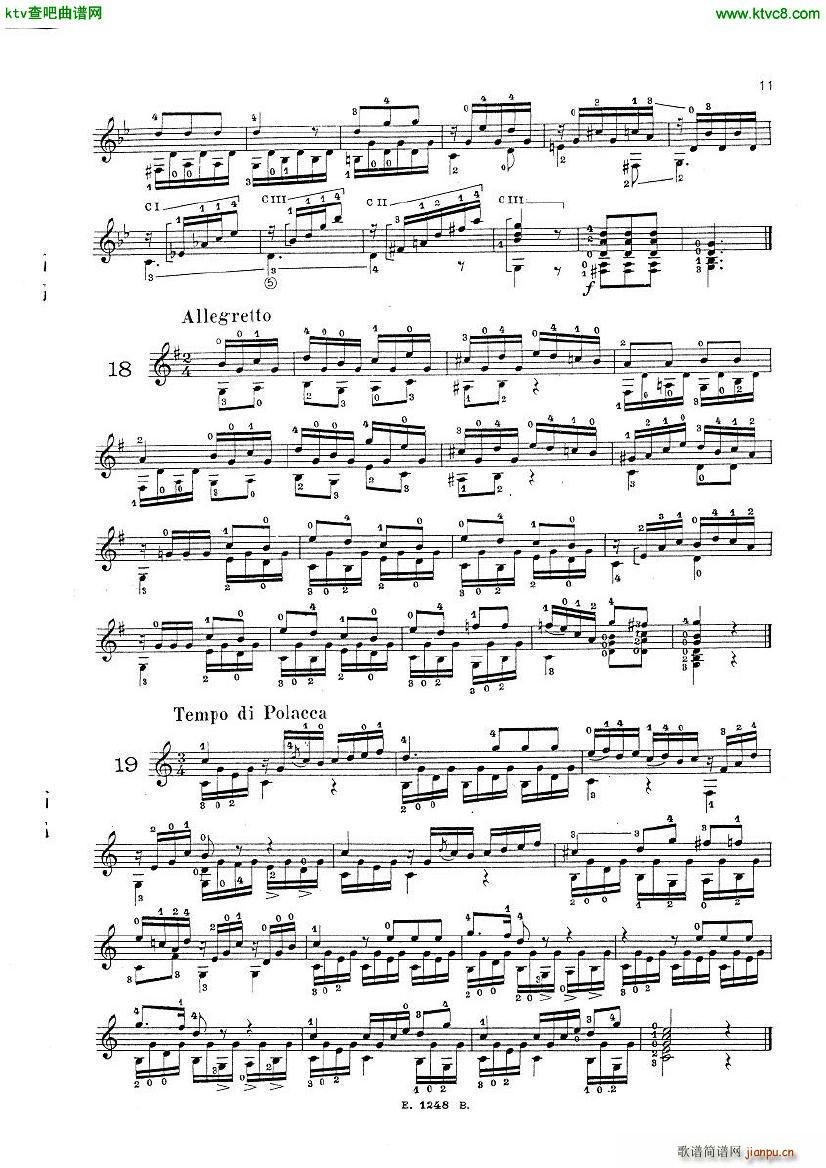 Mauro Giuliani Le Papillon op 50(����V)9